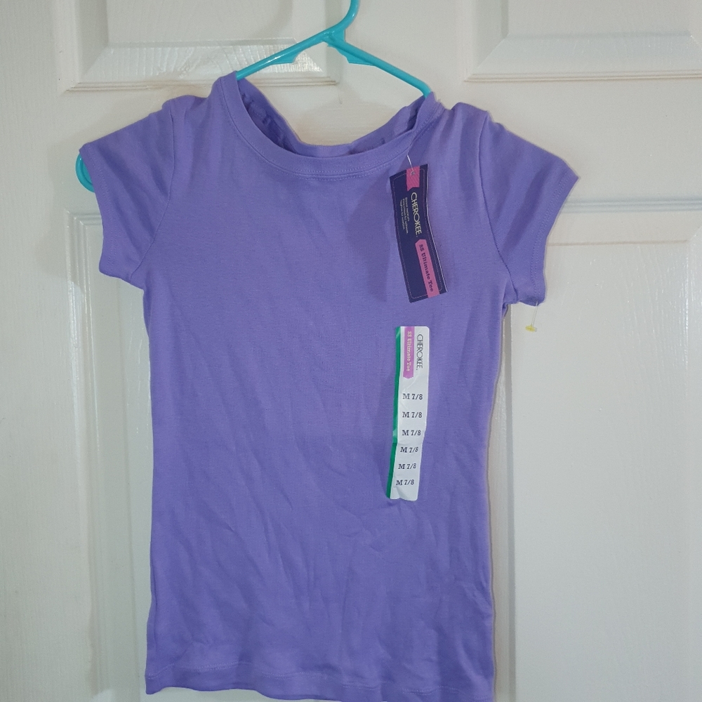 Cherokee Ultimate Tee, NWT, purple M